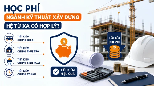 Học phí ngành kỹ thuật xây dựng hệ từ xa tại TNUT