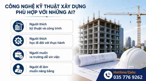 Ngành kỹ thuật xây dựng phù hợp với những ai