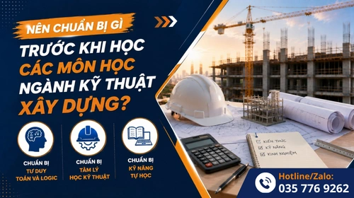Những điều cần chuẩn bị khi học ngành kỹ thuật xây dựng