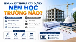 ngành kỹ thuật xây dựng nên học trường nào