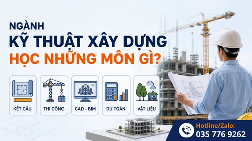 Ngành kỹ thuật xây dựng học những môn gì
