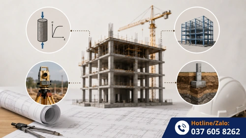 Nhóm kiến thức được trang bị ngành kỹ thuật xây dựng