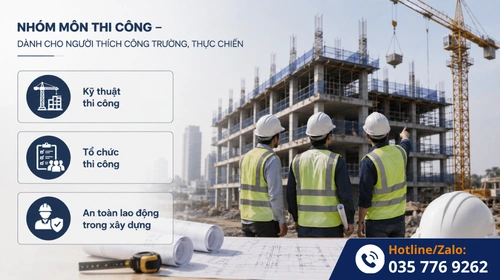 Nhóm môn thi công