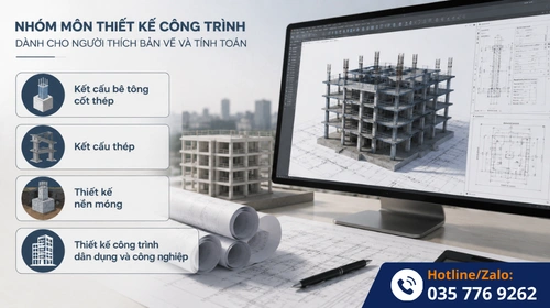Nhóm môn thiết kế công trình