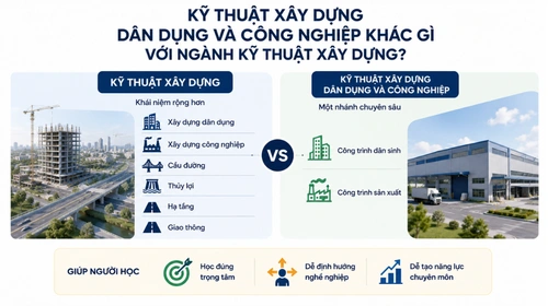 So sánh khái niệm giữa hai ngành học