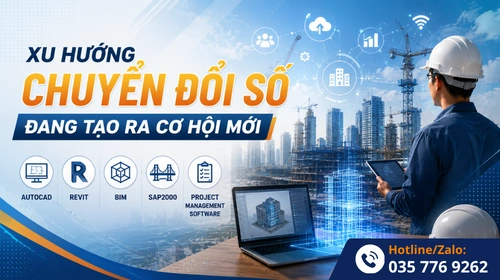 Xu hướng chuyển đổi số trong ngành kỹ thuật xây dựng