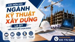 Các môn học ngành kỹ thuật xây dựng