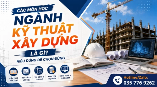 Các môn học ngành kỹ thuật xây dựng
